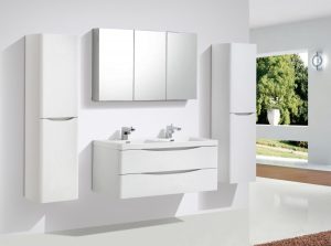 ECKLE ORMARIĆ TONA SMILE VISEĆI BOČNI LIJEVI 400X300X1500 WHITE 564100.11